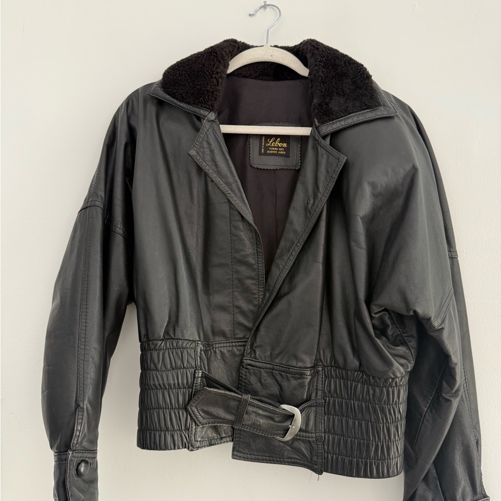 Vintage leather jacket